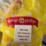 •Lindsay Phillips• Fringe Wrap/Scarf, Like New Yellow Photo 5