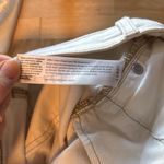 Eileen Fisher  Mid-Rise White Slim Leg Raw Hem Ankle Jeans, 4 Photo 7