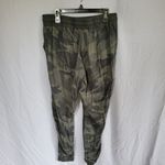 Splendid  Green Camo Drawstring High Waisted Lounge Pants Womens Joggers Size XS Photo 10