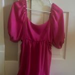 Altar'd State  Pink Dress Mini Satin Photo 7