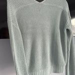 Freshman Forever Cute Blue-Green Sweater  Photo 1