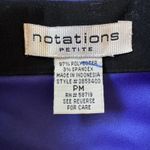 Notations Vintage Y2K  Petite Purple & Black Single Breasted Blazer Photo 5