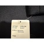 Braetan Women's Warm Wool Blend Black 6 Button Up Pea Coat Jacket Size Medium Photo 9