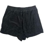 Gap  Black Terrycloth Fabric Elastic Waist Pull-on Casual Running Sweat Shorts S Photo 2