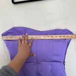 House Of CB  SANTANA VIOLET SATIN STRAPLESS CORSET MIDI‎ DRESS NWOT size L Photo 8