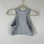 Outdoor Voices  Crop Top‎ Heathered Gray Sleeveless Activewear Sports Bra Medium Photo 3