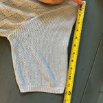 Cyrus Short Sleeve Light Blue Open Knit Cardigan | Size 1x Photo 5