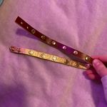 Tory Burch Double-Wrap Logo Stud Bracelet Gold Photo 5