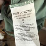 Outerknown Origin One Piece Swimsuit V Neck Strappy Back Sage Green Medium NWT Size undefined Photo 4