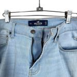 Hollister Womens Sz 33 Mid Rise Extreme Stretch Skinny Leg Ripped Denim Jeans Photo 4