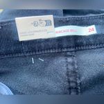Levi's LEVI’S Flare Ribcage Bell Jeans Black Dark  24W-32  Cordur NWT Photo 7