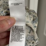 Lucky Brand NWT Floral Cap Sleeve Cotton Top in Cream Multi Floral - Size S Photo 7