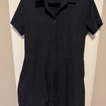 Sherpa Adventure Gear Black Cap Sleeve Button Up Dress Size Large Photo 0