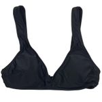 Aerie Bikini Top Womens Size XS Scoop Black NWT Removable Pads Minimalist Photo 0