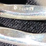 Designer Signed Handmade Sterling Silver Modernist Wavy Cuff Bracelet Photo 11