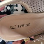 Call it spring  Taupe Peep toe Chunky Block Heeled Booties Photo 7