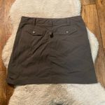 Athleta  Skort‎ size 10 Brown Athletic Nylon Pickleball Hiking Skirt Photo 6