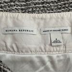 Banana Republic  Black Combo Italian Fabric Textured Mini Skirt, Size 4 Photo 8