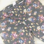Jessica Simpson  fall and winter gray comfy floral leggings size M Photo 3