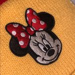 Disney Minnie Mouse Knit Patch Embellished Embroidered Polka Dot Winter Scarf Photo 4