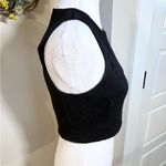 Rebecca Taylor Black Eyelet Lace Sleeveless Crop Top Womens Sz 2🧡 Photo 3