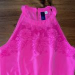 Francesca's Hot Pink Romper Photo 2