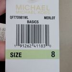 Michael Kors Michael burgundy ponte pencil skirt size 8 Photo 7