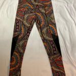ABS Allen Schwartz Paisley Print Leggings size S Photo 3