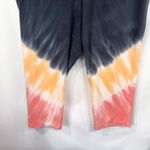 Lane Bryant LIVI Plus Size 22 24 Leggings Cropped Black Pink Dip Dye Pull On 520 Photo 3