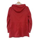 Modcloth Red Rain Coat Drop Lined Trench Coat XS cottagecore outdoor Rain Jacket Photo 2
