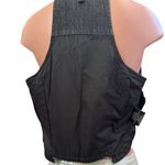 Black Sequin Halter Vest Size L Photo 1