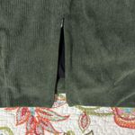 Halara  women’s size medium green corduroy skort back zipper Photo 5