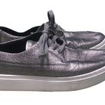 Eileen Fisher  GUNMETAL SNEAKERS Photo 0