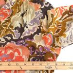 Ralph Lauren  Sheer Smocked Waist Dress Womens Size 4 Floral Tie Neck See Through Photo 10