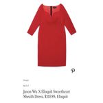 Eloquii Jason Wu x Red Sweetheart Ponte Bodycon Sheath Party Holiday Dress 18 Photo 1
