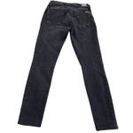 Hudson Jeans Womens 26 Black Natalie Super Skinny Midrise Ankle Stretch Denim Photo 2