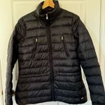 Ralph Lauren Lauren Black Down Puffer Jacket Medium Lightweight Quilted Coat Photo 0