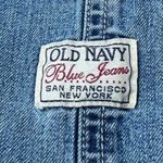 Old Navy  Vintage Y2K Denim Overall Shorts Bibs Womens Medium Blue Jean Country Photo 5