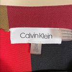 Calvin Klein  Women’s Floral Geometric Pattern Print Button-Up Long Sleeve Blouse Photo 8