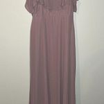 Birdy Grey  Jane Convertible Cold Shoulder dress - Chiffon Dark Mauve Photo 1