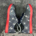 Nobull  Vintage Flag Trainers USA Red Blue Stars Shoes Women Sz 8.5 CrossFit Rare Photo 5