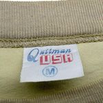 Disney RARE Vintage 1980s Quitman USA Mickey Mouse Tan Graphic Crewneck Pullover Medium Photo 10