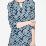 BODEN | Selena Jersey Dress in Heritage Blue Daisy Duo Size 6 Photo 0