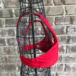 Zaful  Red Bikini Top Small Size 4 Front Ties EUC Photo 4