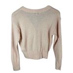 Madewell  Alpaca-Blend V-Neck Cardigan Size Small Heather Pale Blush Photo 1