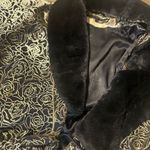 Victoria's Secret RARE Vintage  Collection Black and Gold Floral Rose Robe- Small Photo 4