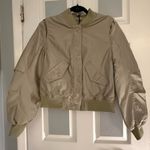 BLANK NYC Going Steady Bomber Jacket in green . NWT, size small . Photo 1