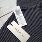 Babaton Adelaide Sculpt Knit Black Short Sleeve Square Neck Crop Top Size L Photo 5