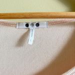 Three Dots  Viscose Rib Short Sleeve Scoopneck Tee TOP MELON WOMENS‎ SIZE L Photo 3