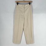 Song Of Style Janie Pant in Beige Check High Rise Tapered Crop Size XS White Photo 1